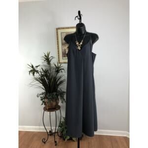 Uni Qlo Women Dress LG Boho Vacation Resort Wear Sleeveless Pullover Lagenlook